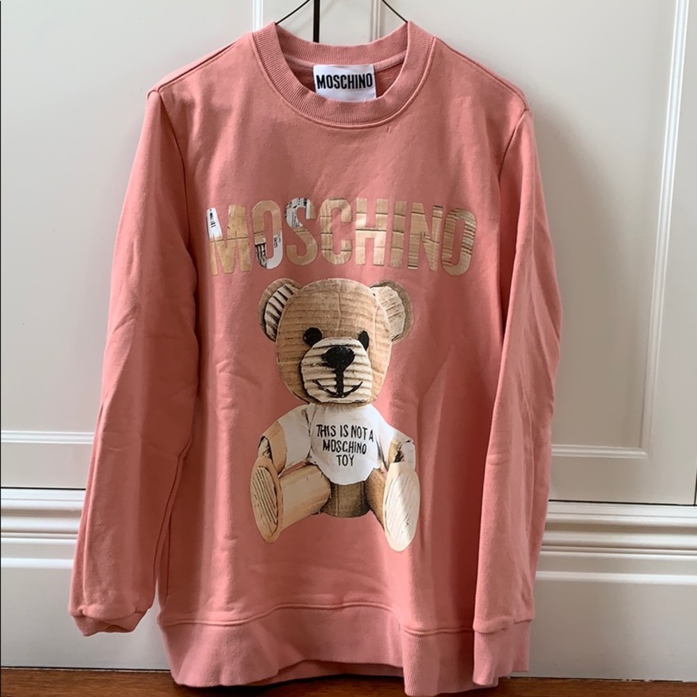 MOSCHINO couture pull over sweatshirt
